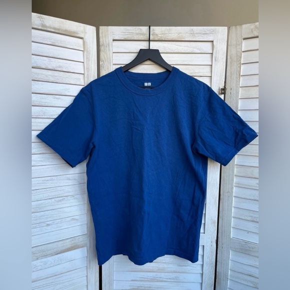 Uniqlo Other - Uniqlo U x Lemaire Blue Cotton Crewneck T Shirt Size M